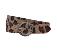 Ledergürtel ANNAMATONI "AnnaMatoni Damen Ledergürtel in hochwertigem Kunstfell in Leo", Damen, Gr. TW105 - 120cm Gesamtlänge, leo 650, 100% Leder, Gürtel Ledergürtel (71749960-120) leo 650