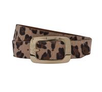 Ledergürtel ANNAMATONI "AnnaMatoni Damen Ledergürtel in hochwertigem Kunstfell in Leo", Damen, Gr. TW105 - 120cm Gesamtlänge, leo 650, 100% Leder, Gürtel Ledergürtel (70913722-120) leo 650