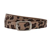 Ledergürtel ANNAMATONI "AnnaMatoni Damen Ledergürtel in hochwertigem Kunstfell in Leo", Damen, Gr. TW75 - 90cm Gesamtlänge, leo 650, 100% Leder, Gürtel Ledergürtel (60575654-90) leo 650