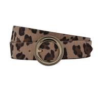 Ledergürtel ANNAMATONI "AnnaMatoni Damen Ledergürtel in hochwertigem Kunstfell in Leo", Damen, Gr. TW75 - 90cm Gesamtlänge, leo 650, 100% Leder, Gürtel Ledergürtel (86797709-90) leo 650