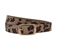 Ledergürtel ANNAMATONI "AnnaMatoni Damen Ledergürtel in hochwertigem Kunstfell in Leo", Damen, Gr. TW80 - 95cm Gesamtlänge, leo 650, 100% Leder, Gürtel Ledergürtel (43272359-95) leo 650