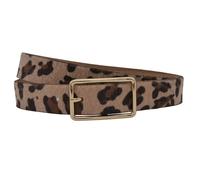 Ledergürtel ANNAMATONI "AnnaMatoni Damen Ledergürtel in hochwertigem Kunstfell in Leo", Damen, Gr. TW85 - 100cm Gesamtlänge, leo 650, 100% Leder, Gürtel Ledergürtel (52790228-100) leo 650