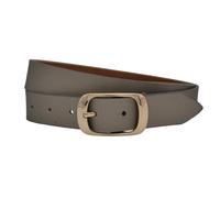 Ledergürtel ANNAMATONI "AnnaMatoni Damen Ledergürtel in hochwertigem Veganem Nappa 3cm", Damen, Gr. TW100 - 115cm Gesamtlänge, silber 888, 100% Leder, Gürtel Ledergürtel (11236963-115) silber 888