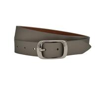 Ledergürtel ANNAMATONI "AnnaMatoni Damen Ledergürtel in hochwertigem Veganem Nappa 3cm", Damen, Gr. TW90 - 105cm Gesamtlänge, silber 888, 100% Leder, Gürtel Ledergürtel (76186655-105) silber 888