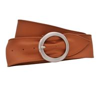 Ledergürtel ANNAMATONI "AnnaMatoni Taillengürtel Ora2 Taillengürtel Ora2", Damen, Gr. TW90 - 105cm Gesamtlänge, braun (cognac 640), 100% Leder, Gürtel Ledergürtel (17449563-105) cognac 640