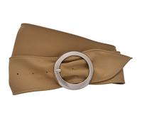 Ledergürtel ANNAMATONI "AnnaMatoni Taillengürtel Ora2 Taillengürtel Ora2", Damen, Gr. TW90 - 105cm Gesamtlänge, beige (beige 130), 100% Leder, Gürtel Ledergürtel (33913423-105) beige 130