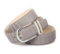 Ledergürtel ANTHONI CROWN, Damen, Gr. 100, grau, Rindsleder, unifarben, Gürtel Ledergürtel, mit filigraner silberfarbener Dornschließe (62716618-100) grau
