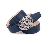 Ledergürtel ANTHONI CROWN, Damen, Gr. 105, blau (dunkelblau), Rindsleder, casual, Gürtel (33499501-105) dunkelblau