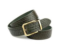 Ledergürtel ANTHONI CROWN, Damen, Gr. 105, grün, Rindsleder, Gürtel Ledergürtel (83941335-105) grün