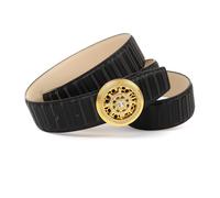 Ledergürtel ANTHONI CROWN, Damen, Gr. 80, blau (dunkelblau), Rindsleder, Gürtel Ledergürtel (11388905-80) dunkelblau