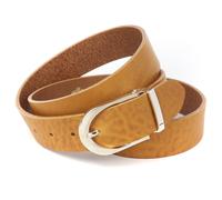 Ledergürtel ANTHONI CROWN, Damen, Gr. 80, blau (petrol), Leder, unifarben, Gürtel Ledergürtel, Pflanzlich gegerbter Vollrindledergürtel (63383960-80) petrol