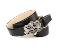 Ledergürtel ANTHONI CROWN, Damen, Gr. 80, schwarz, Rindsleder, Gürtel Ledergürtel (84209406-80)