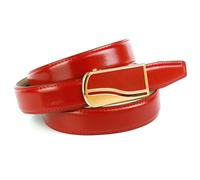 Ledergürtel ANTHONI CROWN, Damen, Gr. 85, rot, Leder, unifarben, Gürtel Ledergürtel, in schmaler Form mit Designer Schließe (61553643-85)