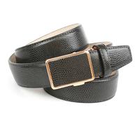 Ledergürtel ANTHONI CROWN, Damen, Gr. 90, grau, Leder, Reptilienprägung, Gürtel Ledergürtel, in Warandesign, zeitloses Design (32515213-90) grau