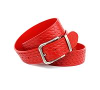 Ledergürtel ANTHONI CROWN, Damen, Gr. 95, rot, Rindsleder, Gürtel Ledergürtel (33699860-95) rot