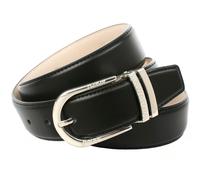 Ledergürtel ANTHONI CROWN, Damen, Gr. 95, schwarz, Leder, unifarben, Gürtel Ledergürtel, mit dekorativer Metallschlaufe, Glattleder (98182557-95)