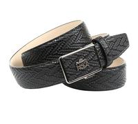 Ledergürtel ANTHONI CROWN, Herren, Gr. 100, schwarz, Leder, Flechtoptik, Gürtel, mit Flechtprägung (87456449-100) schwarz