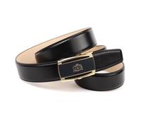 Ledergürtel ANTHONI CROWN Gr. 85, schwarz Damen Gürtel Anzuggürtel Schließe goldfarben mit Anthoni Crown Logo (63637235-85)