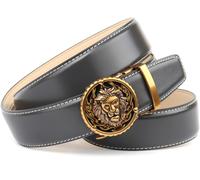 Ledergürtel ANTHONI CROWN, Damen, Gr. 90, grau, Rindsleder, Gürtel (37762020-90) grau