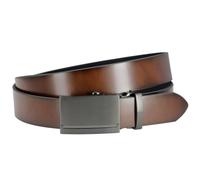 Ledergürtel - Automatik - braun Lindenmann