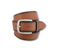 Ledergürtel BERND GÖTZ "Ledergürtel aus Büffelleder mit Pull-up Effekt", Damen, Gr. 90, cognac, Rindsleder, Gürtel Ledergürtel (89816907-90) cognac