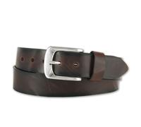 Ledergürtel BERND GÖTZ "Ledergürtel im Jeansstyle in vielen topaktuellen Farben", Damen, Gr. 100, dunkelbraun, Rindsleder, Gürtel Ledergürtel (30289316-100) dunkelbraun