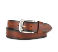 Ledergürtel BERND GÖTZ, Damen, Gr. 110, braun (cognac), Leder, geprägt, unifarben, Basic, Gürtel, mit Airbrushkante (72902160-110) cognac