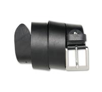 Ledergürtel BERND GÖTZ, Herren, Gr. 85, schwarz, Leder, unifarben, Gürtel, mit rechteckiger Dornschließe (90299848-85) schwarz