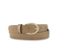 Ledergürtel BERND GÖTZ "Ledergürtel mit edel strukturierter Oberfläche", Damen, Gr. 105, beige (cognac), Rindsleder, Gürtel Ledergürtel (31865221-105) cognac