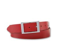 Ledergürtel BERND GÖTZ "Ledergürtel mit eleganter Rechteckschließe", Damen, Gr. 105, rot, Rindsleder, Gürtel Ledergürtel (42074331-105) rot