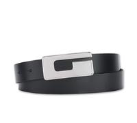 Bernd Götz 3cm Damen Softleder Koppelgürtel schwarz Schwarz 100