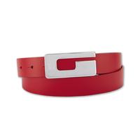 Ledergürtel BERND GÖTZ "Ledergürtel mit genialer Koppelschließe im G-Look", Damen, Gr. 110, rot, Rindsleder, Gürtel Ledergürtel (53614946-110) rot