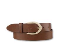Ledergürtel BERND GÖTZ "Ledergürtel mit hochwertiger Goldschließe, Business & Casual", Damen, Gr. 105, cognac, Rindsleder, Gürtel Ledergürtel (33005246-105) cognac