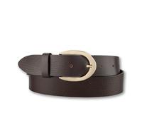Ledergürtel BERND GÖTZ "Ledergürtel mit hochwertiger Goldschließe, Business & Casual", Damen, Gr. 85, dunkelbraun, Rindsleder, Gürtel Ledergürtel (71343948-85) dunkelbraun