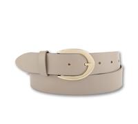 Ledergürtel BERND GÖTZ "Ledergürtel mit hochwertiger Goldschließe, Business & Casual", Damen, Gr. 85, sand, Rindsleder, Gürtel Ledergürtel (84100944-85) sand