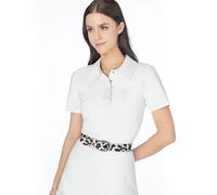 Ledergürtel BERND GÖTZ "Ledergürtel mit Leo Kunstfell und Hochglanzsilberschließe", Damen, Gr. 105, beige, brau, Rindsleder, Gürtel Ledergürtel (43384134-105) beige, brau