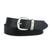 Ledergürtel BERND GÖTZ "Ledergürtel mit Metallschlaufe aus Pull-up Rindleder", Herren, Gr. 105, schwarz, Rindsleder, Gürtel Ledergürtel (42514125-105) schwarz