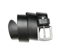 Ledergürtel BERND GÖTZ, Damen, Gr. 100, schwarz, Leder, unifarben, casual,modisch, Gürtel, mit silberfarbener Schließe (85943228-100) schwarz