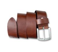 Ledergürtel BERND GÖTZ "Ledergürtel mit natürlich strukturierter Oberfläche", Herren, Gr. 85, braun (marone), Rindsleder, Gürtel Ledergürtel (53406558-85) marone