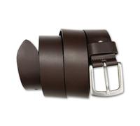Ledergürtel BERND GÖTZ "Ledergürtel mit natürlich strukturierter Oberfläche", Herren, Gr. 85, dunkelbraun, Rindsleder, Gürtel Ledergürtel (20384935-85) dunkelbraun