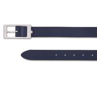 Ledergürtel BERND GÖTZ "Ledergürtel mit Rechteckschließe", Damen, Gr. 100, blau (marine), Rindsleder, Gürtel Ledergürtel (24240419-100) marine