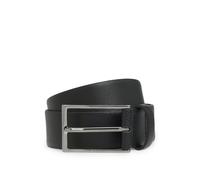 Ledergürtel BOSS "Carmello", Herren, Gr. 95, schwarz (schwarz 001), Rindsleder, unifarben, Gürtel Ledergürtel, in strukturierter Optik (11866139-95) schwarz 001