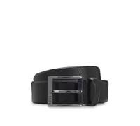 Ledergürtel BOSS "Elloy Sz35", Herren, Gr. 105, schwarz (schwarz 001), Leder, unifarben, Gürtel Ledergürtel, in Italien gefertigt (90594912-105)