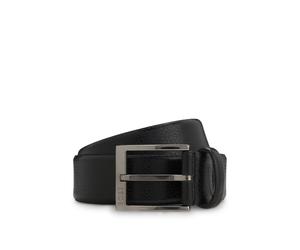 Ledergürtel BOSS "Elloy Sz35", Herren, Gr. 85, schwarz 001, Leder, unifarben, Gürtel Ledergürtel, aus fein genarbtem italienischen Leder (87433801-85)