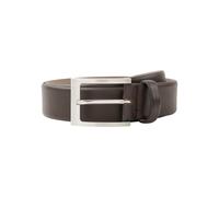 Ledergürtel BOSS, Herren, Gr. 115, braun (dunkelbraun), Leder, unifarben, Gürtel Ledergürtel, aus Nappaleder mit BOSS Logo-Dornschliesse (40555142-115) dunkelbraun