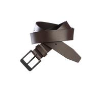 Ledergürtel BOSS "Jemio-B_Sz40", Herren, Gr. 115, schwarz braun 202, Rindsleder, unifarben, Gürtel Ledergürtel, mit BOSS-Prägung im Metall (77018022-115) schwarz braun 202