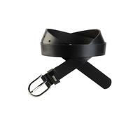 Ledergürtel BOSS "Scarlet-A", Damen, Gr. 75, schwarz (schwarz 001), Leder, unifarben, Gürtel Ledergürtel, mit Logo-Schlaufe (93056207-75) schwarz 001