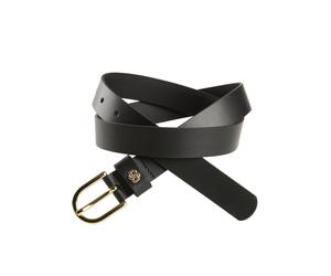 Ledergürtel BOSS "Scarlet Sz25", Damen, Gr. 85, schwarz (schwarz 001), Leder, unifarben, Gürtel Ledergürtel, mit Stacked-Logo (15020306-85) schwarz 001