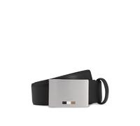 Ledergürtel mit Koppelschließe 100 men Black