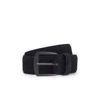 Ledergürtel BOSS "Syhr-Sd-St_Sz35", Herren, Gr. 100, dunkelblau 401, Leder, unifarben, Gürtel Ledergürtel (99938718-100) dunkelblau 401